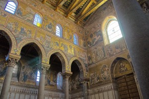 Particolare mosaici del Duomo di Monreale