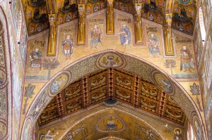 Particolare mosaici del Duomo di Monreale