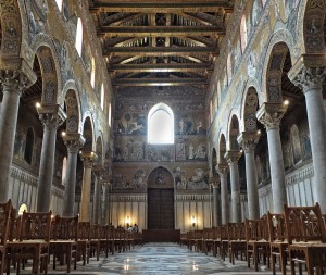 Navata centrale del Duomo di Monreale
